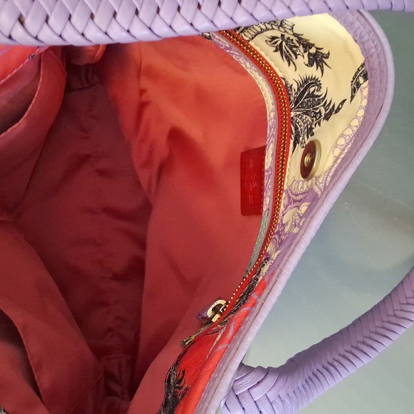 ETRO LEATHER BAG WITH SUEDE FRINGE COMES WITH COA FULL INCLUSION - Picture 12 of 16